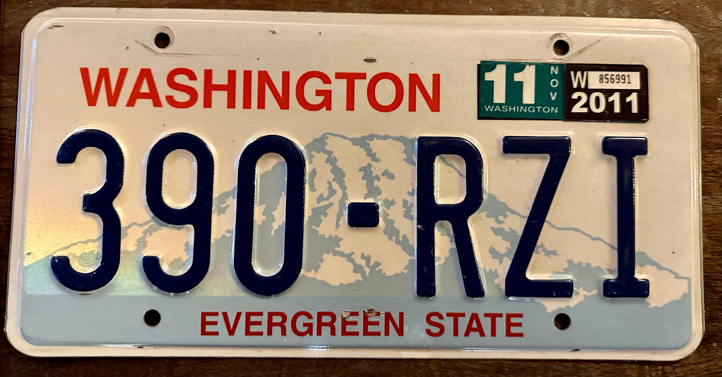 Washington License Plates. Evergreen State License Plates Etsy