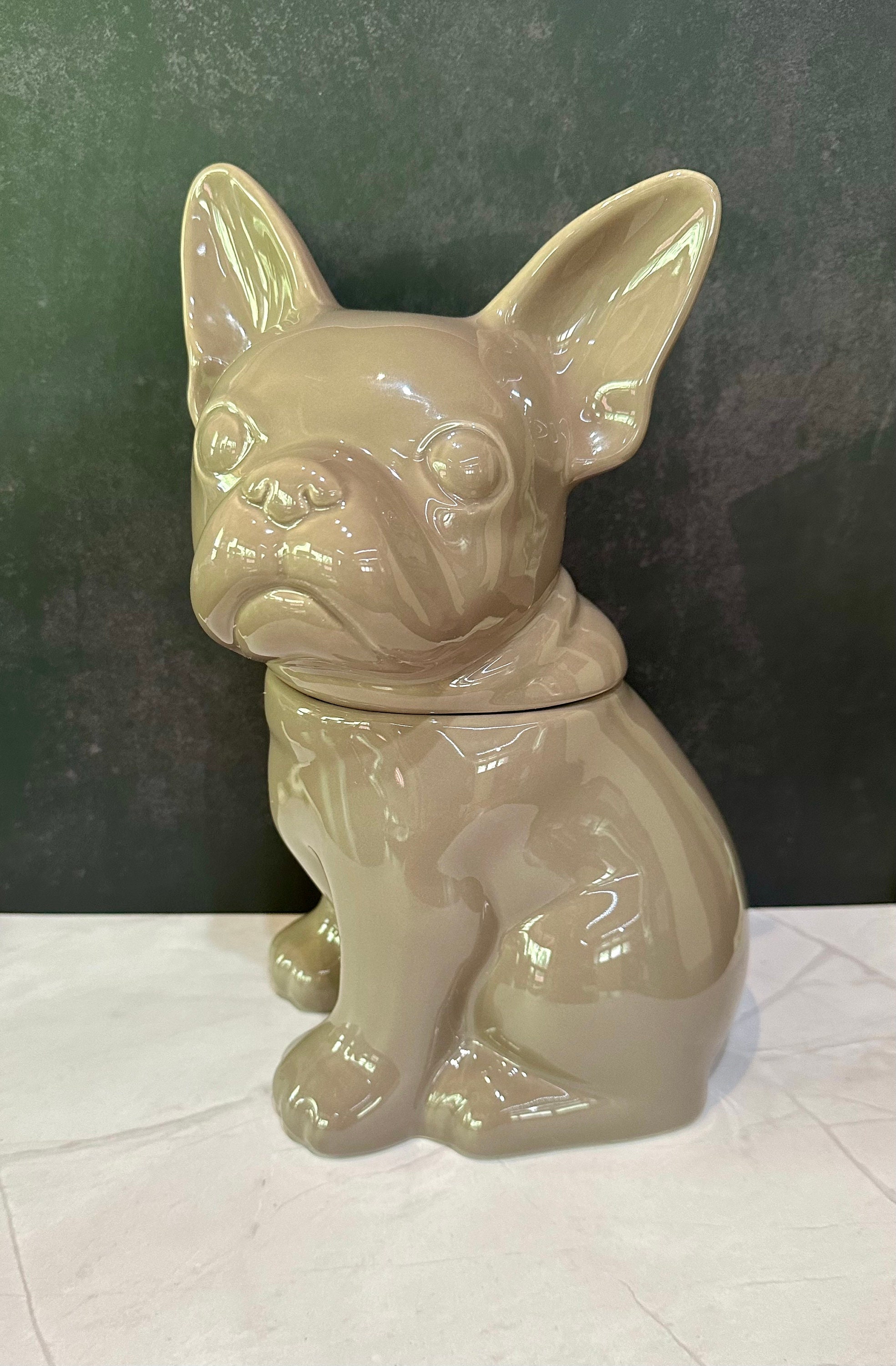 Threshold Stoneware French Bulldog Cookie Jar Dog Treat Jar Etsy