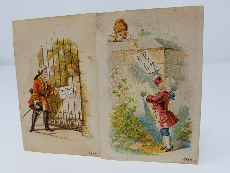 Antique 1879 Calendar on VictorianEra Trade Cards Antique Etsy