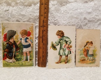 1800's Victorian Era Advertising/Trade Cards; Victorian Era Ephemera; 1800's Ephemera; 1800's Victorian Children; Antique Ephemera