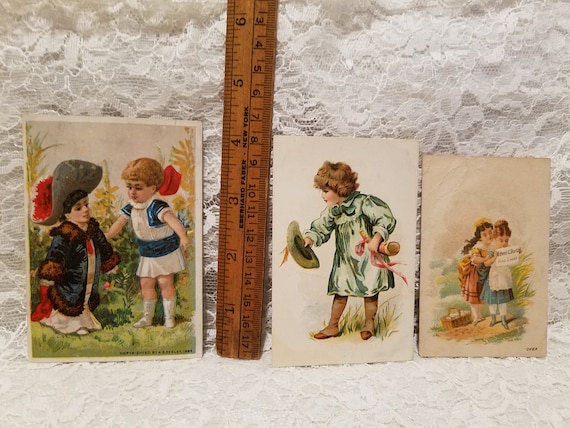 Silver Tip children shoes - Advertising trade card (early 1900's) Silver Tip children shoes - Advertising trade card (early 1900's)