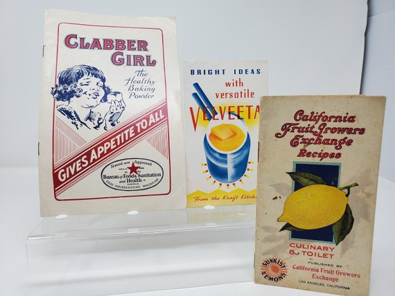 1931 USA Clabber Girl baking powder recipes 1931 USA Clabber Girl baking powder recipes