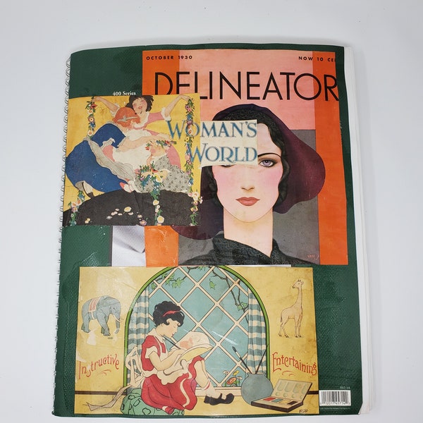 1910er-1930er Jahre Scrapbook; 1930er Jahre Delineator; 1930er Jahre Mode; Vintage Scrapbook; 1900 Delineator; 1900 Fashion Scrapbook; Altes Scrapbook