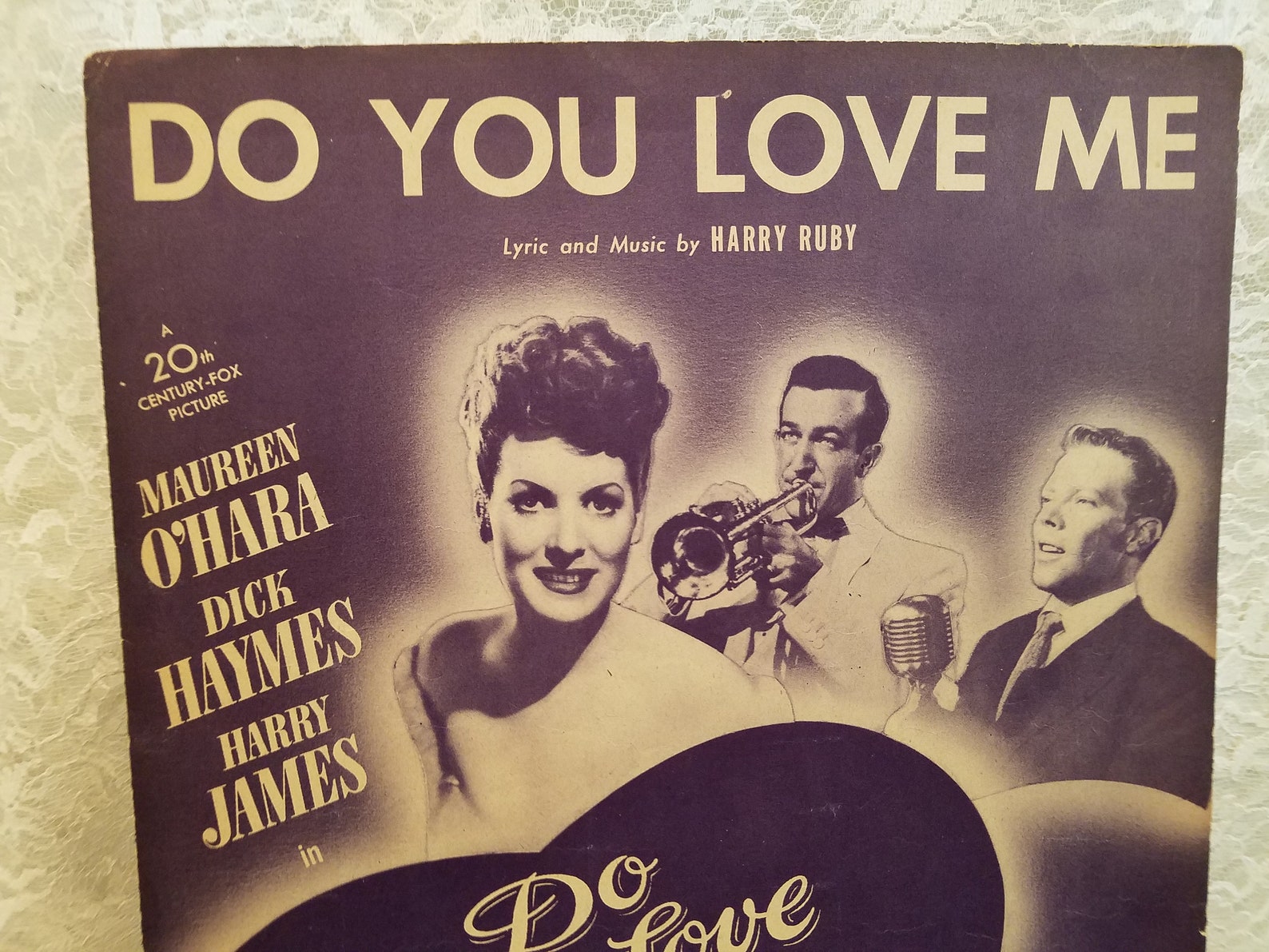 1946 Do You Love Me Sheet Music A 20th Century Fox Picture | Etsy