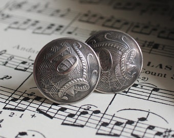 Domed Australian 10 cent coin  Cufflinks. Made in Australia. Fire finish Steampunk cufflinks. Gentlemens cufflinks. Groom groomsmen gifts.