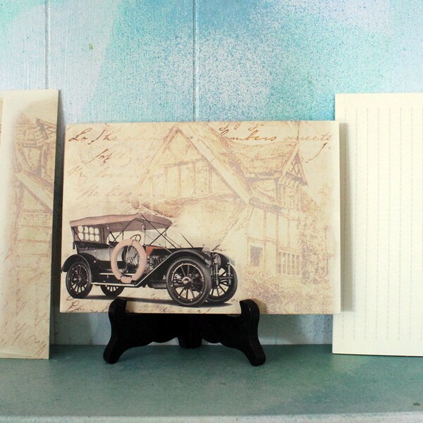 letter writing paper australia Handmade writing paper and envelopes. Hand made in Australia. Vintage car envelopes and paper. Letter writing set envelopes and paper.