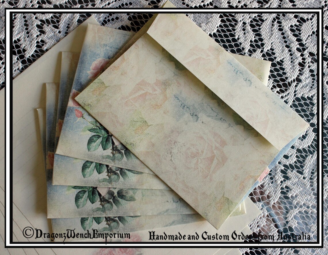 Handmade Writing Paper and Envelopes. Handmade Stationary. Etsy Australia