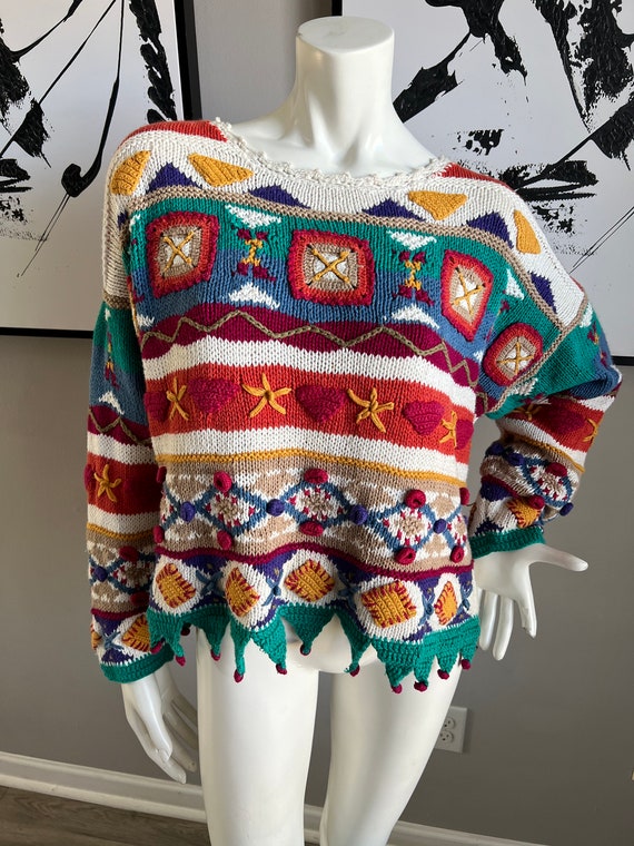 Vintage colorful sweater