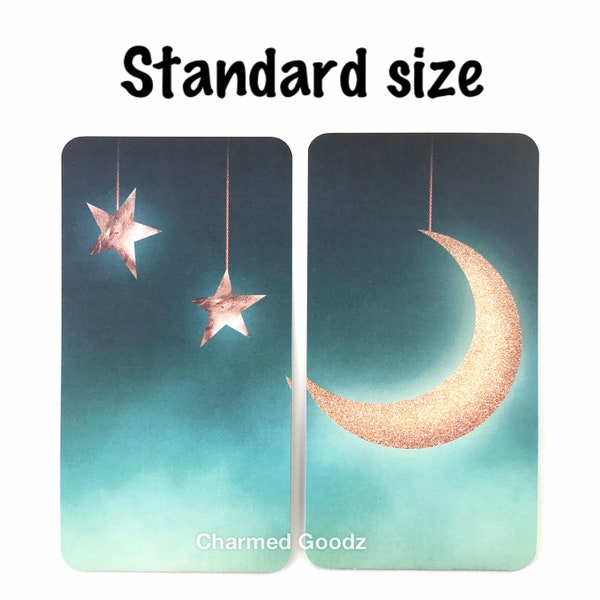 Moon & stars travelers notebook Dashboard or folder with pockets, travelers notebook accessories, laminated planner dashboard, tn dashboard