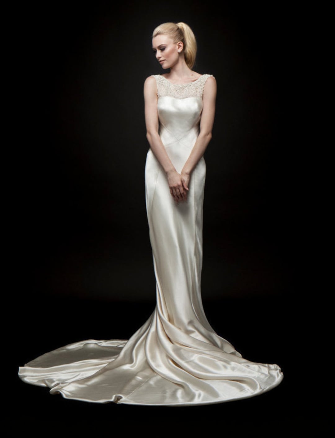 Buy 1930s Wedding Dress, 1930s Dress, Wedding Dress, 30s Wedding Dress, 30s  Dress, Vintage Dress, Bias Gown, Bias Cut Dress, Bridal Gown,