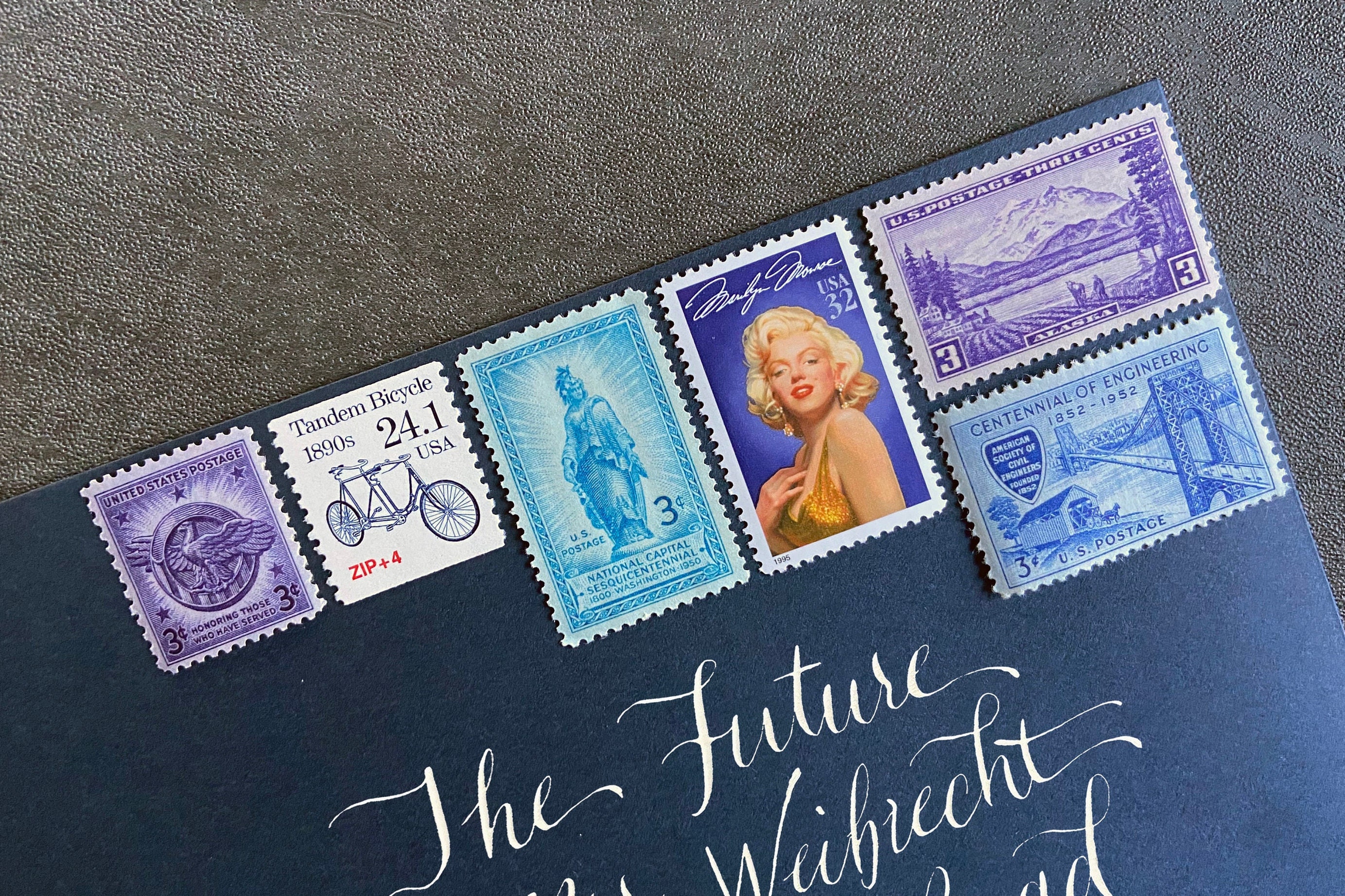 Vintage Postage Stamps Mint Unused for Wedding Invitations something Blue  Prestige Blue Vintage Stamps 1.22 Each Collection 
