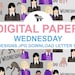 Wednesday Printable Papers, Digital, Journaling, Planner, Scrapbooking ...