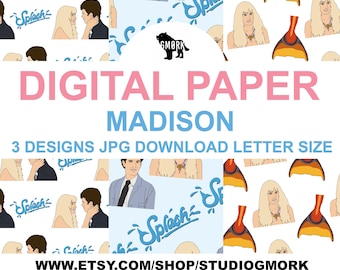 Madison Printable Papers for Planners, Journaling, Crafts, Scrapbooking