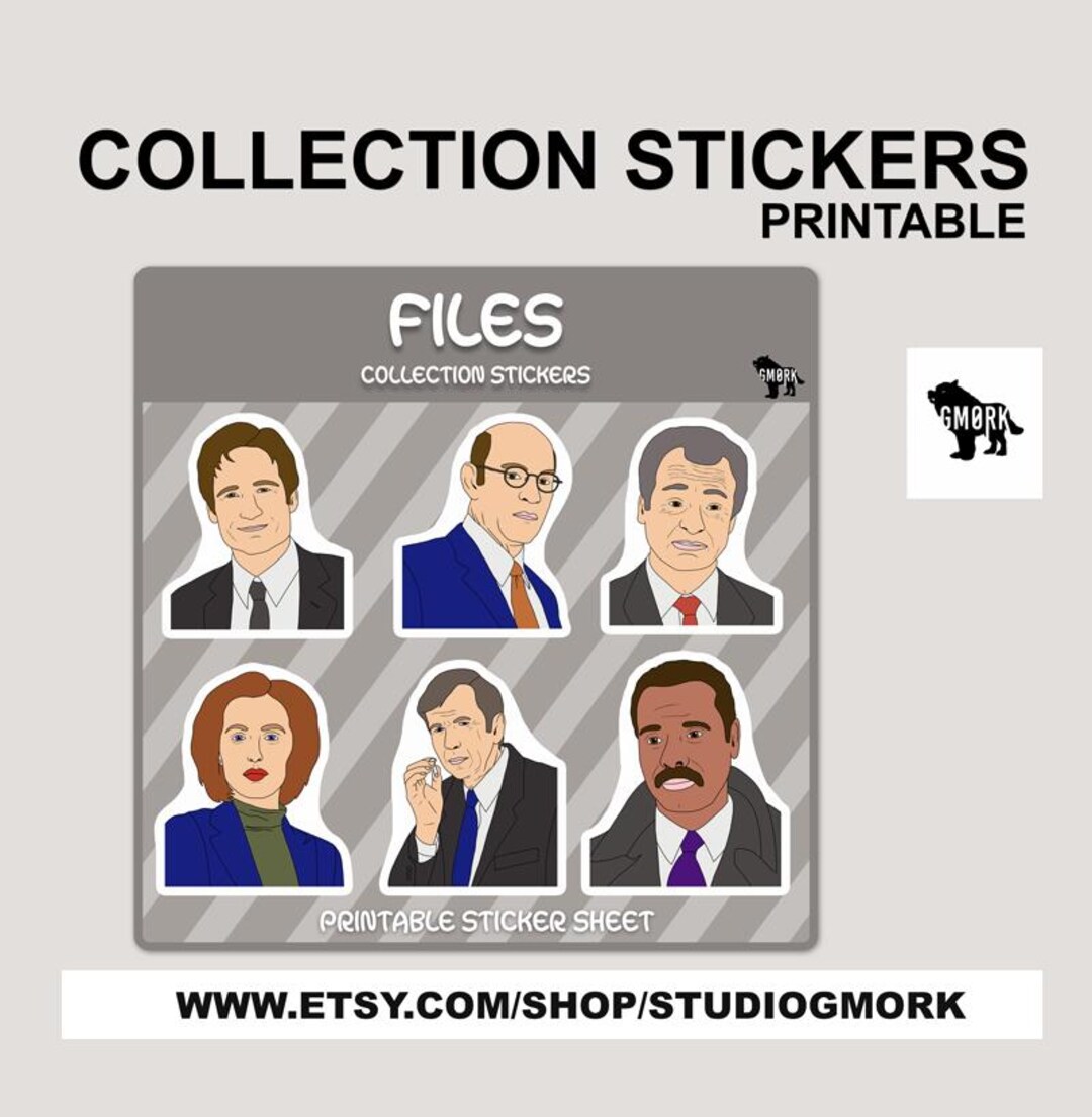 Files Printable Sticker Sheet for Journaling, Scrapbooking, Planners ...