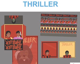 Thriller Printable Stationery Set