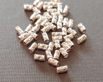 Twisted Tornado Crimp® 99,9% Argento Puro ULTRAPLATE® .019 3 mm (scegli la dimensione della confezione)