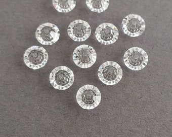 Authentic Swarovski Crystal Faceted Spacer Bead 5305 - 5mm and 6mm - Crystal (Pk 24).  Made in Austria.
