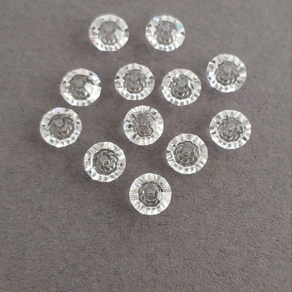 Authentic Swarovski Crystal Faceted Spacer Bead 5305 - 5mm and 6mm - Crystal (Pk 24).  Made in Austria.