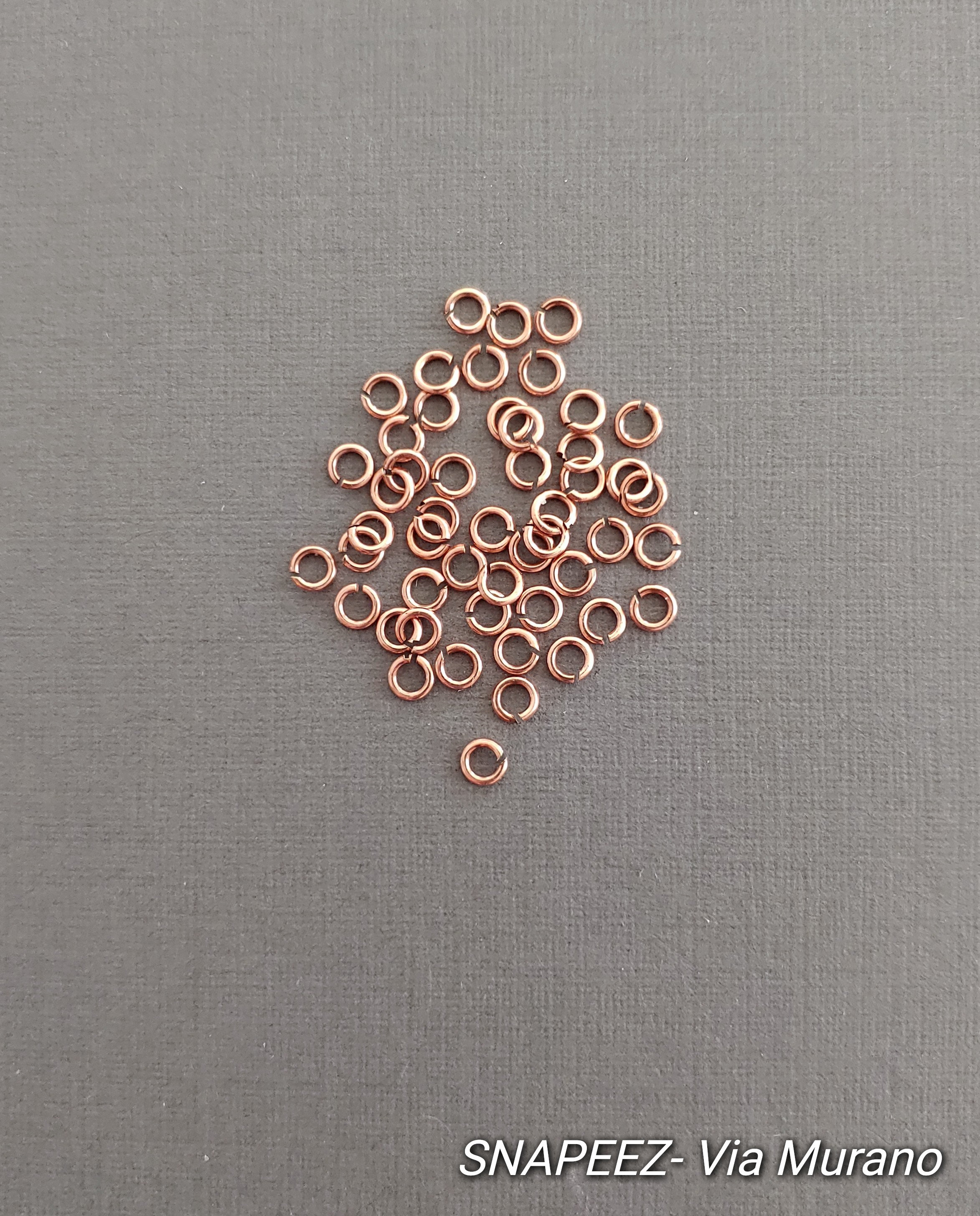 BABY SNAPEEZ® the Ultra Secure No Solder Jump Ring Antique Copper