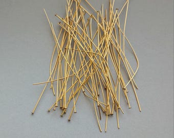 Save 40% on I'm crooked...but, I'm good Wire Wrapper Headpins 3" 22 Gauge (Pack of 50) Choose Metal.  Made in USA