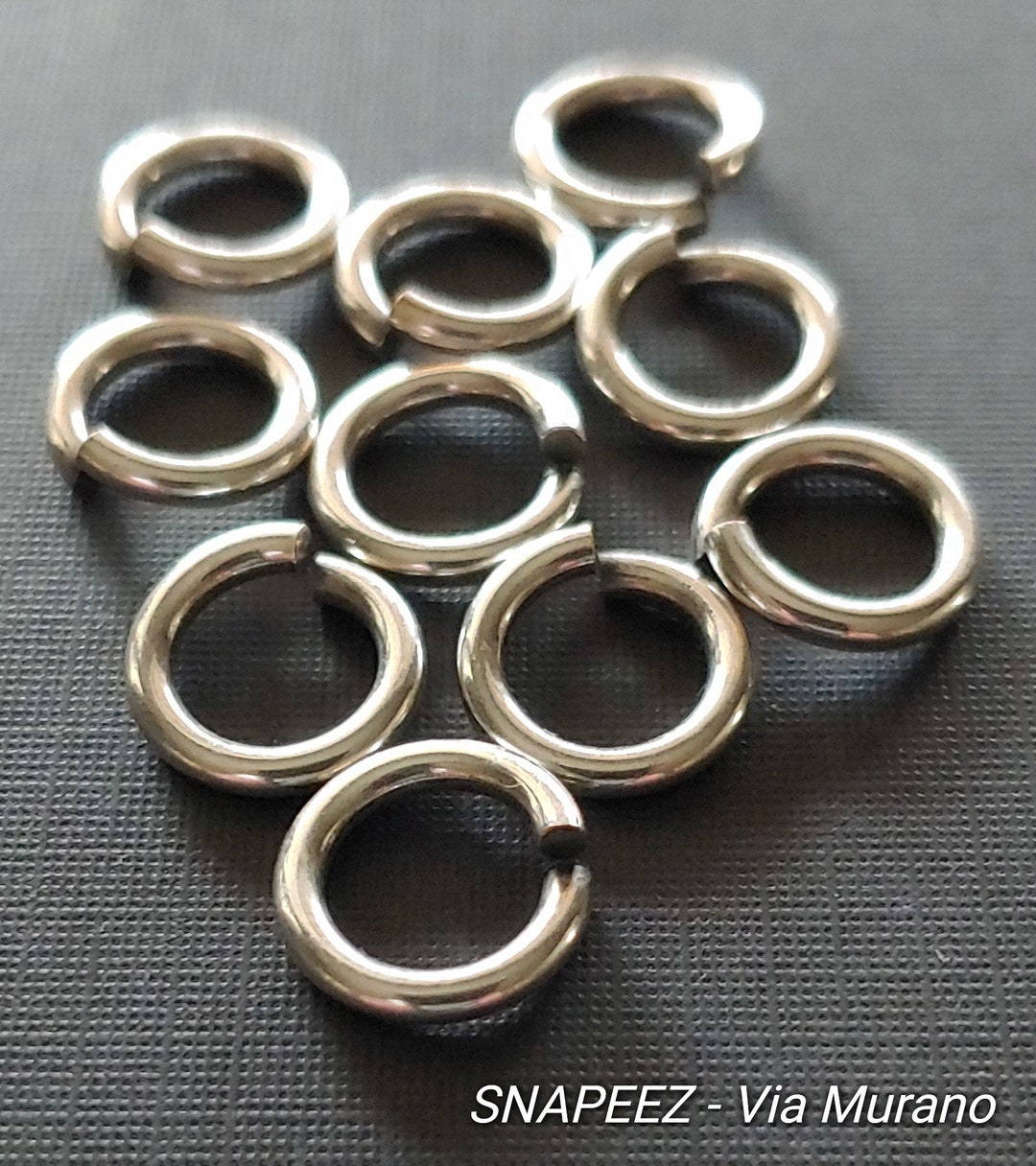 SNAPEEZ® the Snapping Jump Ring Snapeez® II Ultraplate® 99.9 Silver
