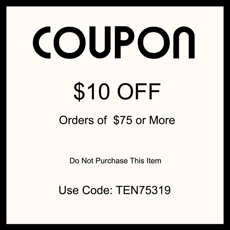 Do not purchase this item Use coupon code. Jewelry ...