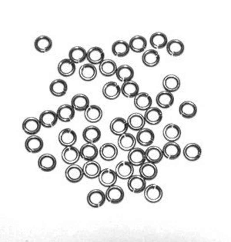 SNAPEEZ® II ULTRAPLATE® 99.9/% Shiny Silver Ring Hard Open Jump 4mm Heavy Gauge