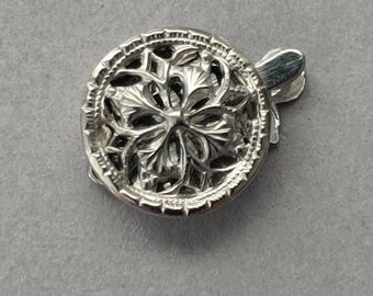 Filigree Pearl Clasp in Sterling Silver 8mm. - Etsy