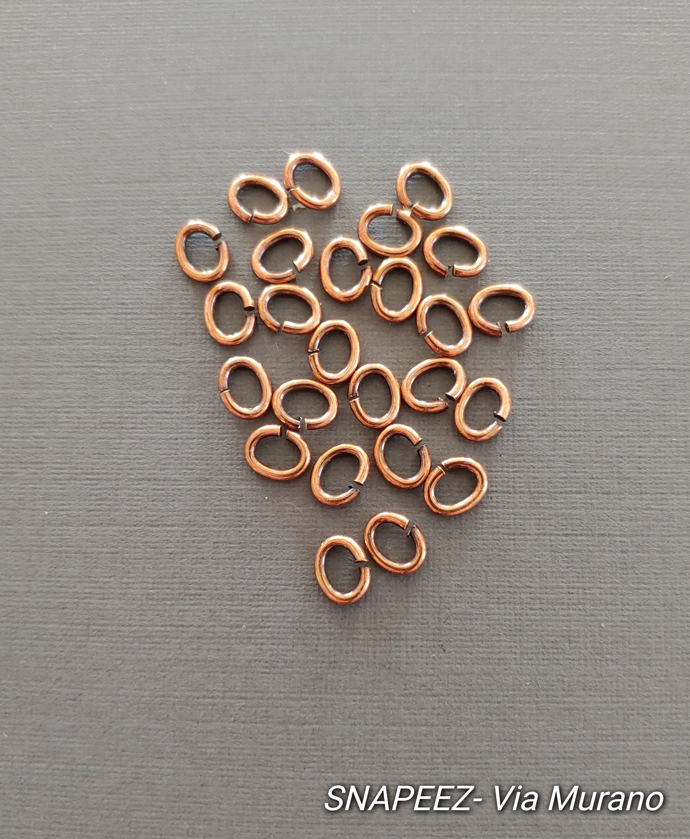 SNAPEEZ®「スナップジャンプリング」Bella Flamed Copper オーバル