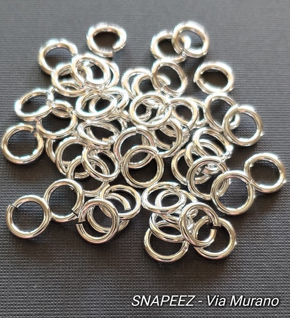 SNAPEEZ the Snapping Jump Ring Silver Ring Hard Open Locking Jump