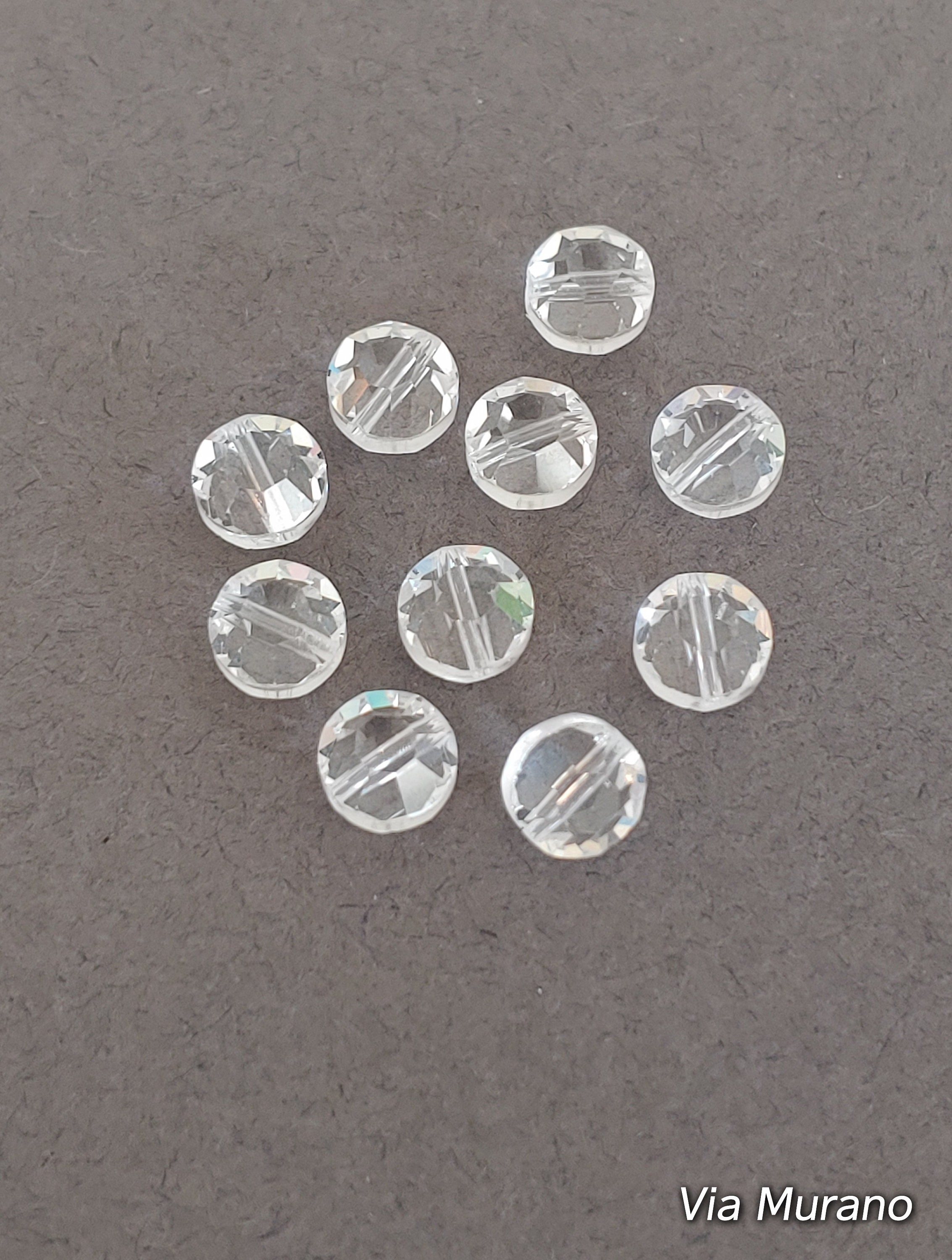 本物のスワロフスキークリスタル ラウンドフラットファセット  