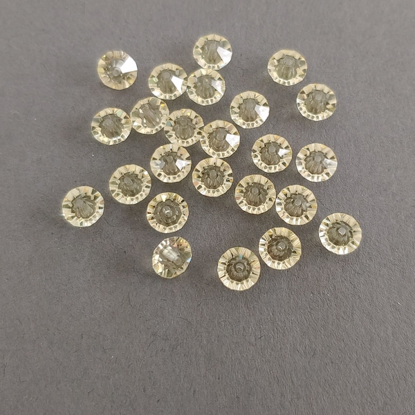 Authentic Swarovski Crystal Faceted Spacer Bead 5305 - 6mm - Jonquil NonAB (Pk 24).  Made in Austria.