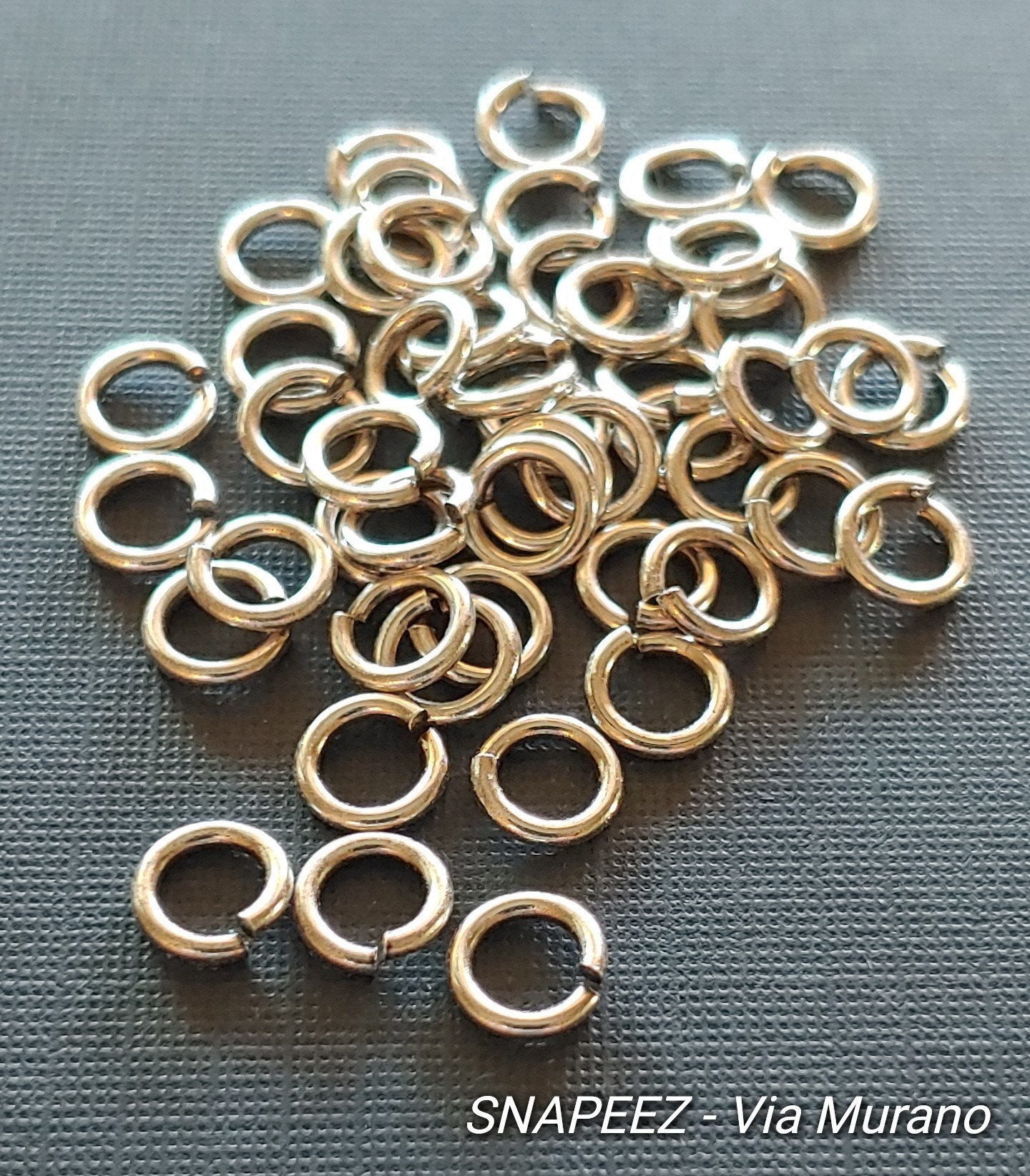 925 Sterling Silver Jump Rings, Open Snap Close Rings, 4.5 mm 5 mm or 6 mm