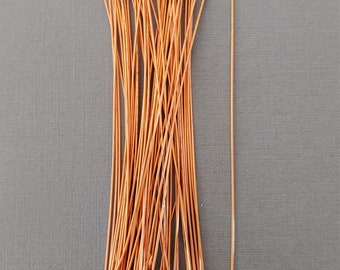 3" ~ 22g and 24g Wire Wrapper Copper Eyepins. Package of 50 Copper Eye Pins. Use with our Snapeez jump rings.  Made in USA.