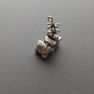 Golf Cart Charm in Sterling Silver, Made in the USA Golf Cart Charm in Sterling Silver, Made in the USA