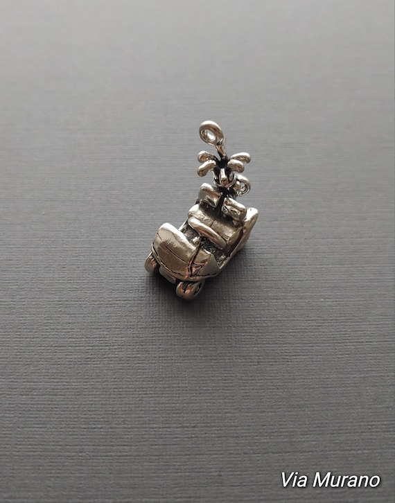 Golf Cart Charm in Sterling Silver, Made in the USA Golf Cart Charm in Sterling Silver, Made in the USA