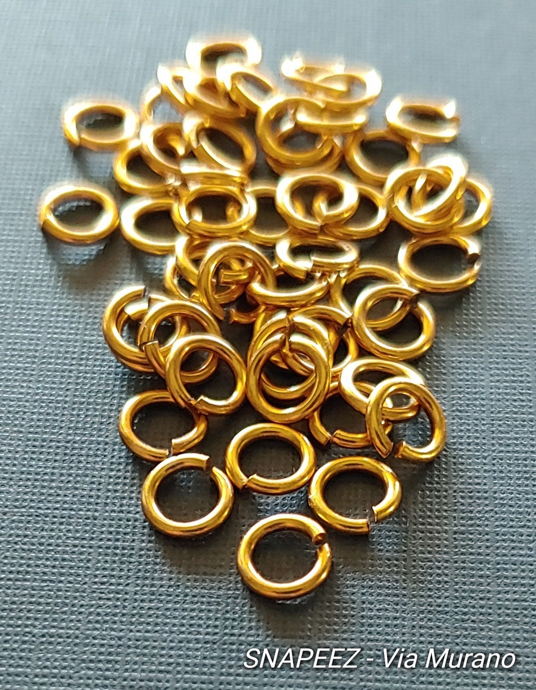 Snap No Solder Jump Rings 14k Gold Filled Round Split Jump Ring