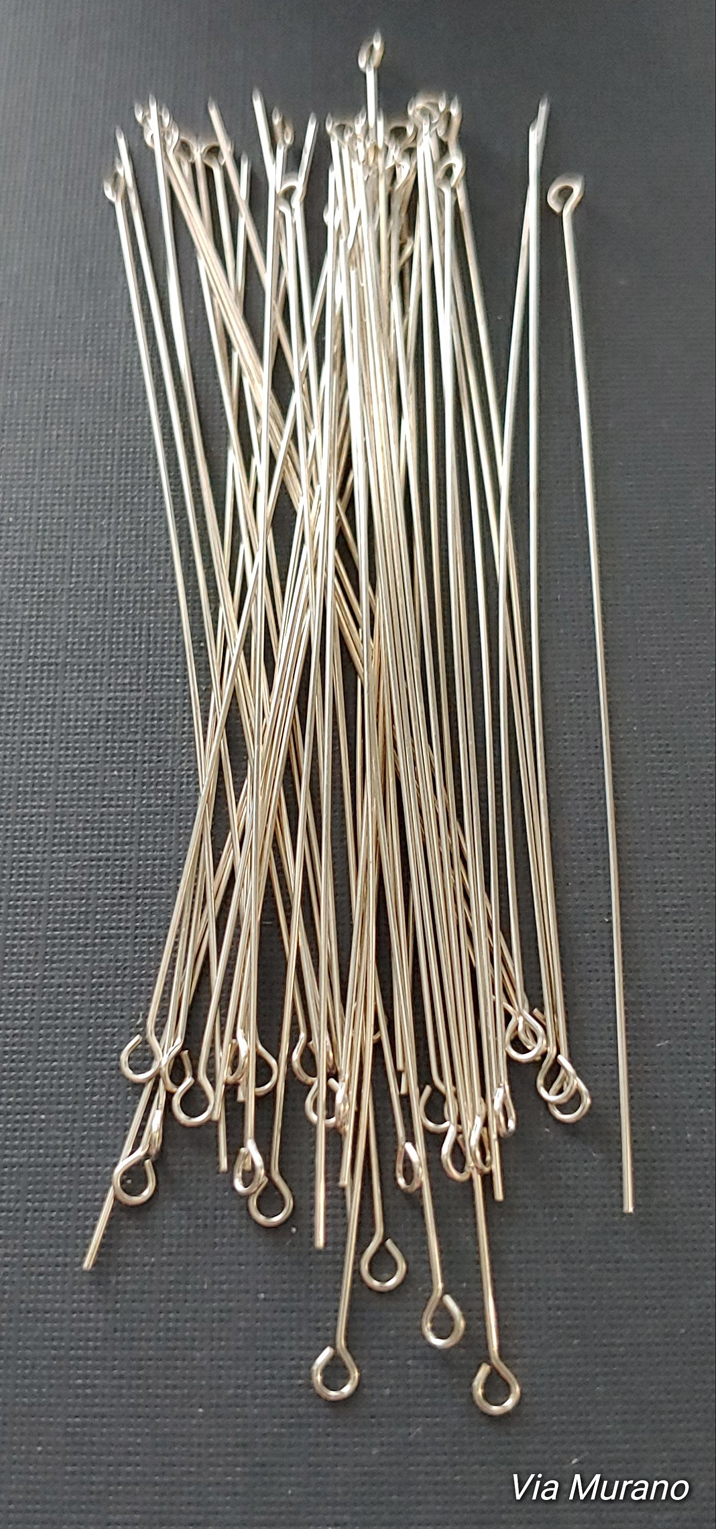 3 24g Wire Wrapper Sterling Silver Eye Pins. Package Etsy