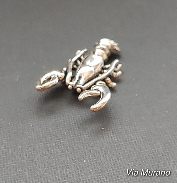Silver lobster charm clearance