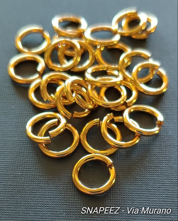 4mm 10 Piece 14k Gold Filled Jumplock Jump Ring Jewelry Making Supplies 