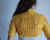 Yellow Summer Bollero - Lace Summer Bolero