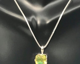 Gem Stone King 2.67 Ct Oval Yellow Citrine Canary Mystic Topaz 925 Sterling Silver Pendant Gem Stone King 2.67 Ct Oval Yellow Citrine Canary Mystic Topaz 925 Sterling Silver Pendant