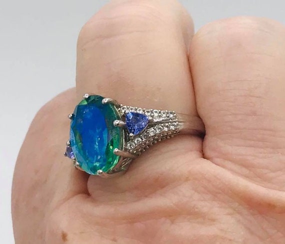 Peacock 2024 tanzanite ring