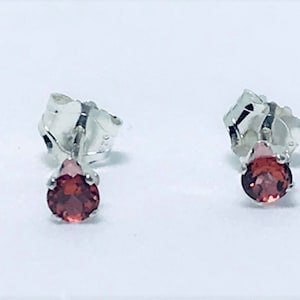 Salmon Sorbet Mystic Topaz Sterling Silver 3mm Stud Earrings