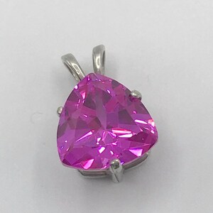 12mm Trillion Morgantic Mystic Topaz Sterling Silver Pendant