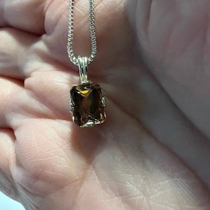 Autumn Fire Mystic Topaz Sterling Silver Necklace