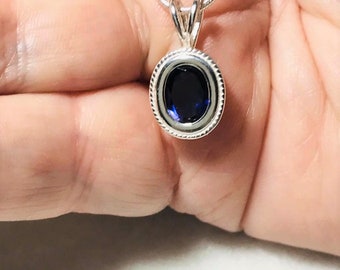 Iolite Sterling Silver Necklace