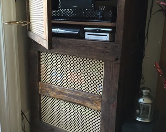 Tv/tuner storage cabinet