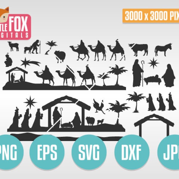 Nativity Clip Art - Etsy
