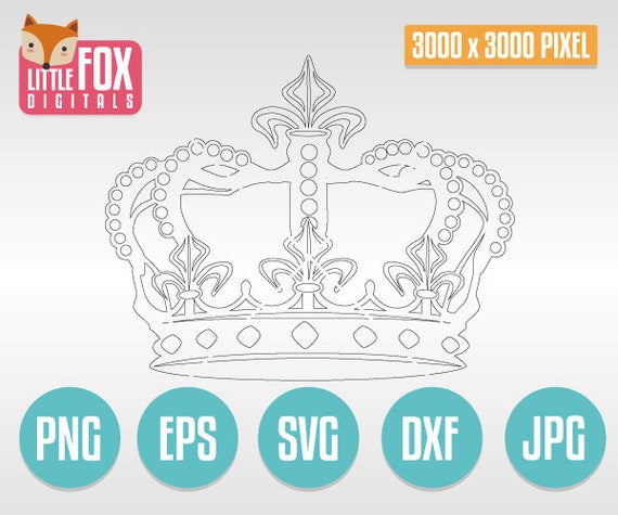 Crown svg,crown clipart,king svg,queen svg,crown vector silhouette cut file  cricut stencil file png dxf-JY253